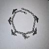 Gothic Cute Little Ghost Bat Charm Pendant Bracelet for Men Women Halloween Party Vampire Punk Creative Jewelry Accessories Gift