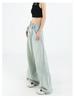 KENH Women's Light Blue High Waist Wide Leg Jeans, Four Seasons Wearable, 2024 New Loose Floor-Length Style