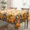 Thanksgiving Sunflower Pumpkin + Scarecrow, Healing Tablecloth, Creating An Autumn Table Atmosphere Tablecloth