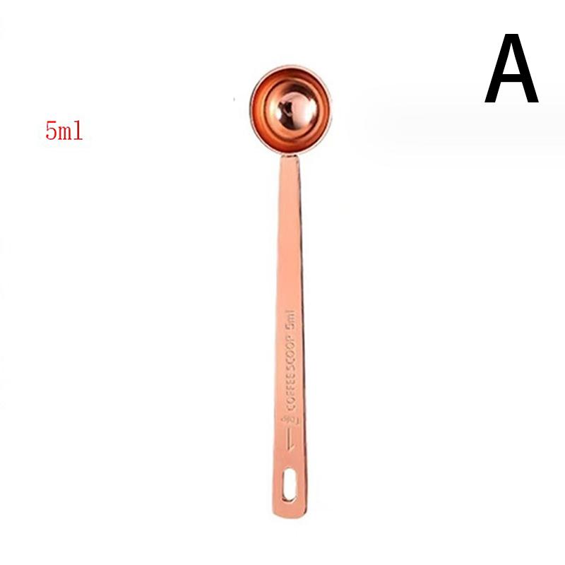 Messlöffel aus Edelstahl, runder Kopf, langer Griff, Messschaufel für trockene und flüssige Anwendungen, Küchen- und Backwerkzeuge