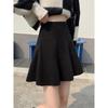 Women's College-Style High-Waisted Wool Pleated Mini Skirt - Autumn 2025 Sweet & Spicy A-Line Design