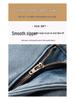 Women's Sickle Jeans 2025 Autumn/Winter High Waist Slimming Wide-Leg Pants with Velvet Lining