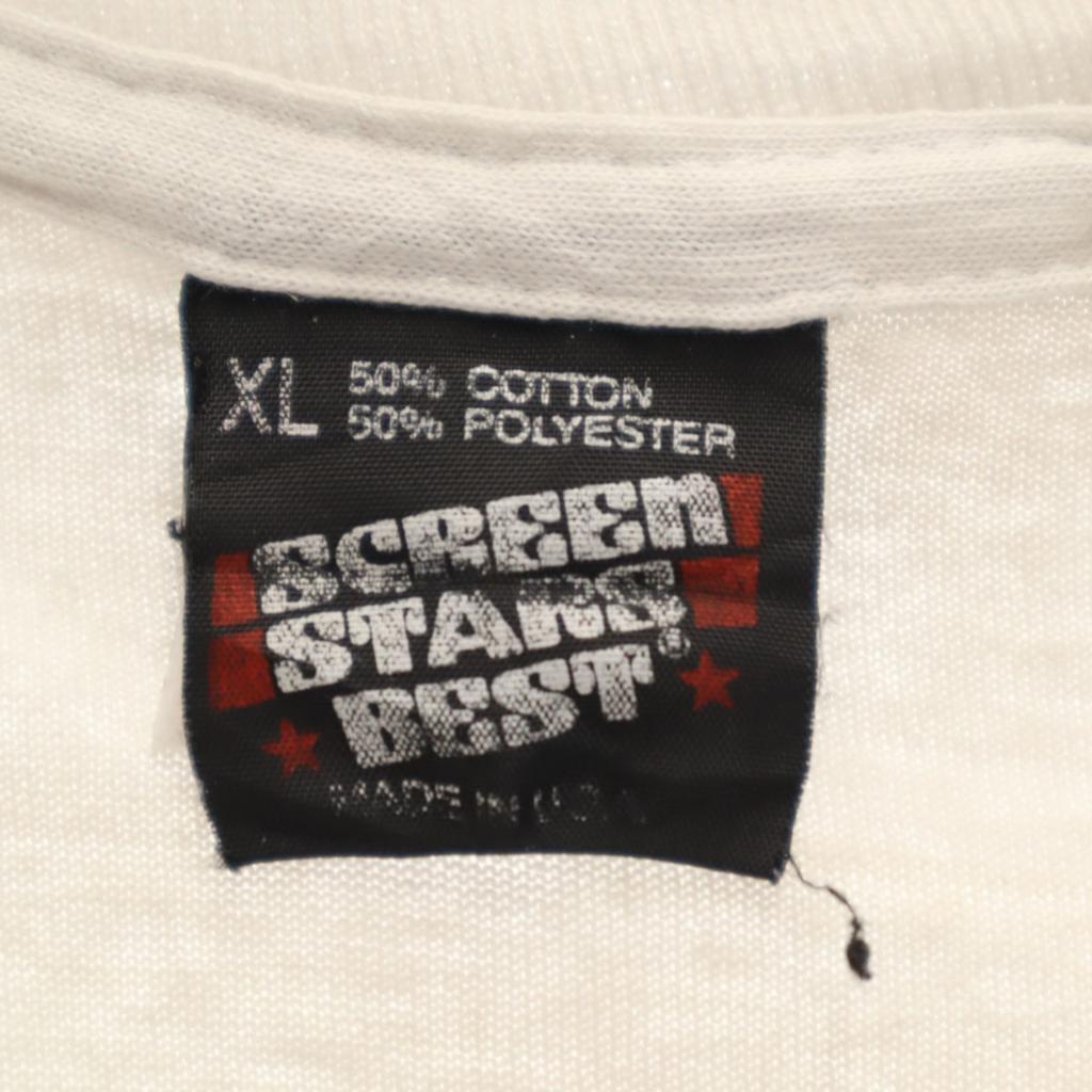 SCREEN STARS 90s Made In USA Old Short Sleeve T-shirt XL Single Stitch Men's Used