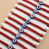 12pcs/set Blue Eye Charms Bracelet for Women Men Adjustable Red Rope Braid Chain String Bracelet Fashion Zircon