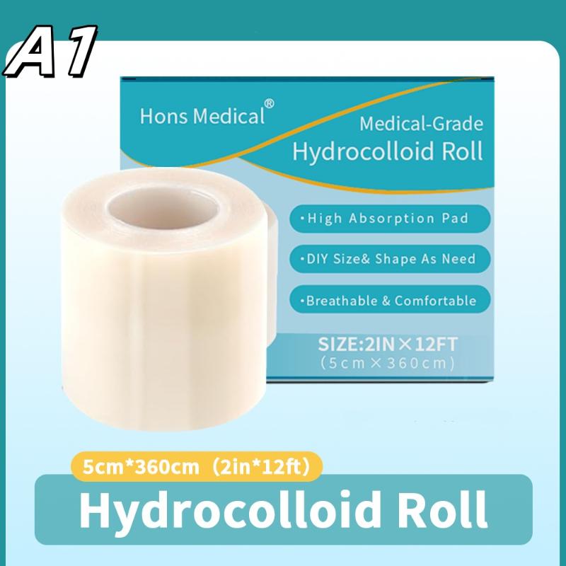 

Гидроколлоидный рулон для ухода за ранами Гидроколлоидные пластыри с самоклеящимся слоем, Пластыри от пролежней, Высокоабсорбирующие для ожогов A1