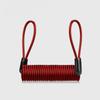1.2m Safety Disc Brake Helmet Wire Bicycle Lock Rope Anti-theft Security Reminder Motorcycle Spring Cable 2025 NEW