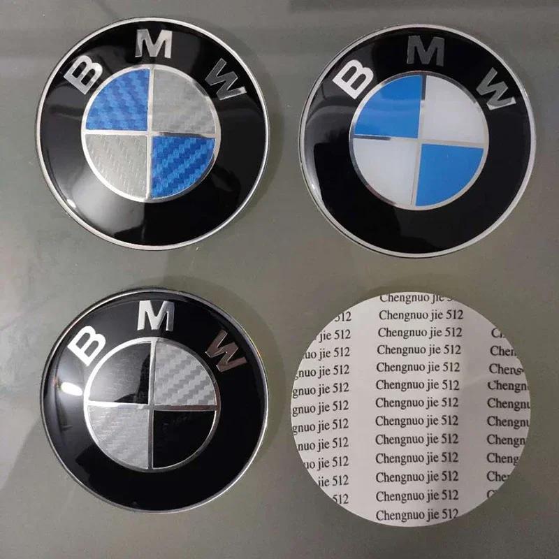 45mm Niebiesko-Czarny Węglowy Logotyp BMW Naklejka na Emblemat Kierownicy Samochodowej Do BMW E39 E46 E60 E90 E30 E36 E87 E91 E92 F10 F20 F30 X1 X3
