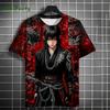 Manga Girl Print T-Shirt Japanese 3D Print Top Personality Anime