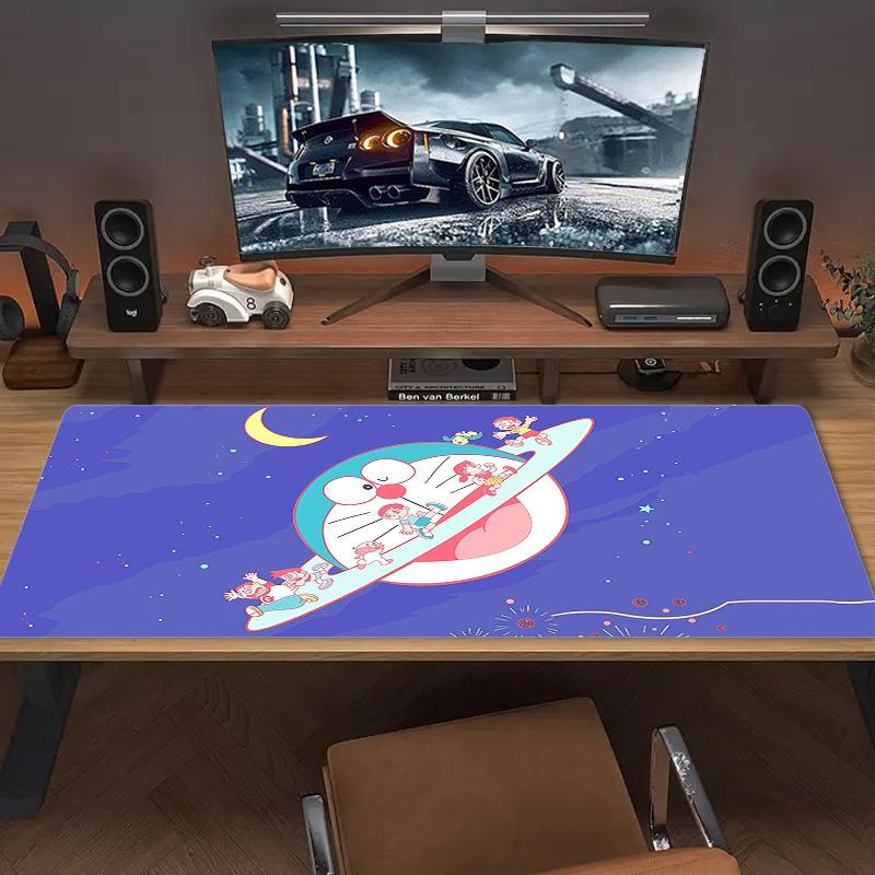Doraemon3 Print  Cushion Non-slip Laptop Tablet Big Mousepad XXL Mat Mini PC Playmat With Lock edge