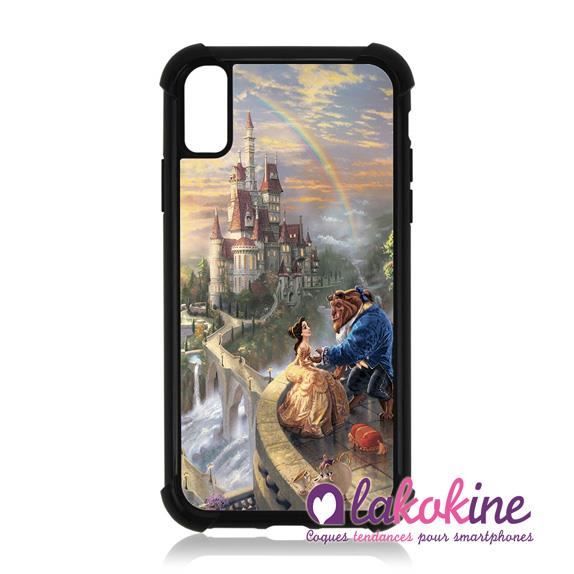 Coque Silicone Renforcée Pour Iphone XR la Belle et la Bete