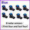 ZJCGO Parking Sensor Kit Car Parktronic Backlight Reverse Radar Monitor System for Honda CR-V CRV 2017 2018 2019 2020 2021 2022
