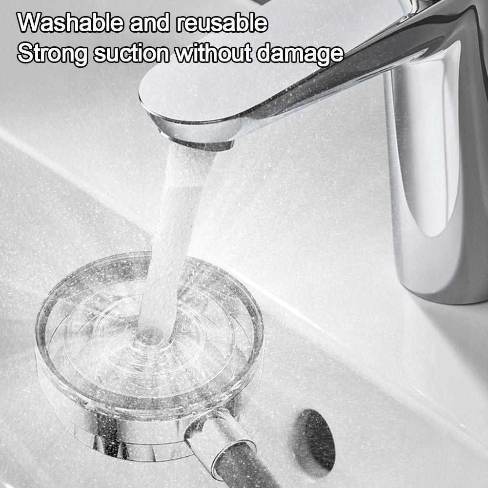 Creative Adjustable Shower Head Holder Suction Cup Wall Mounted Handheld Sprayer Support Showerhead Bracket Bathroom Accessories