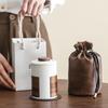 Wind Ceramic With Lid Home Office Personal Special Couple Cup Tea Separation White Porcelain Cup