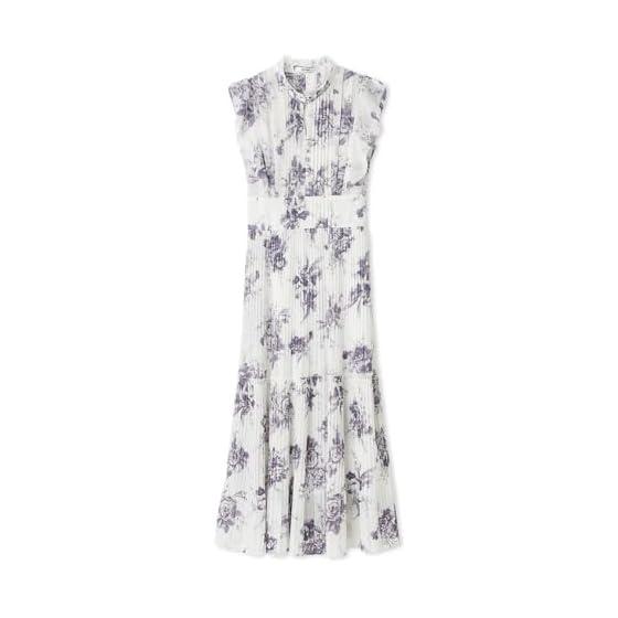 SNIDEL Sustainable Pleated Print Dress SWFO261103 Women s