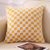 Olanly Pillow Cover Of Double-Side Checkerboard Smooth Cozy Pillowcase Checkered Pattern Super Soft Pillow Cover For Living Room