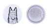 Schipperke, Little Black Devil, Little Captain – Pin with Your Dog, Add Your Own Photo – Design 02 | Art-Dog
