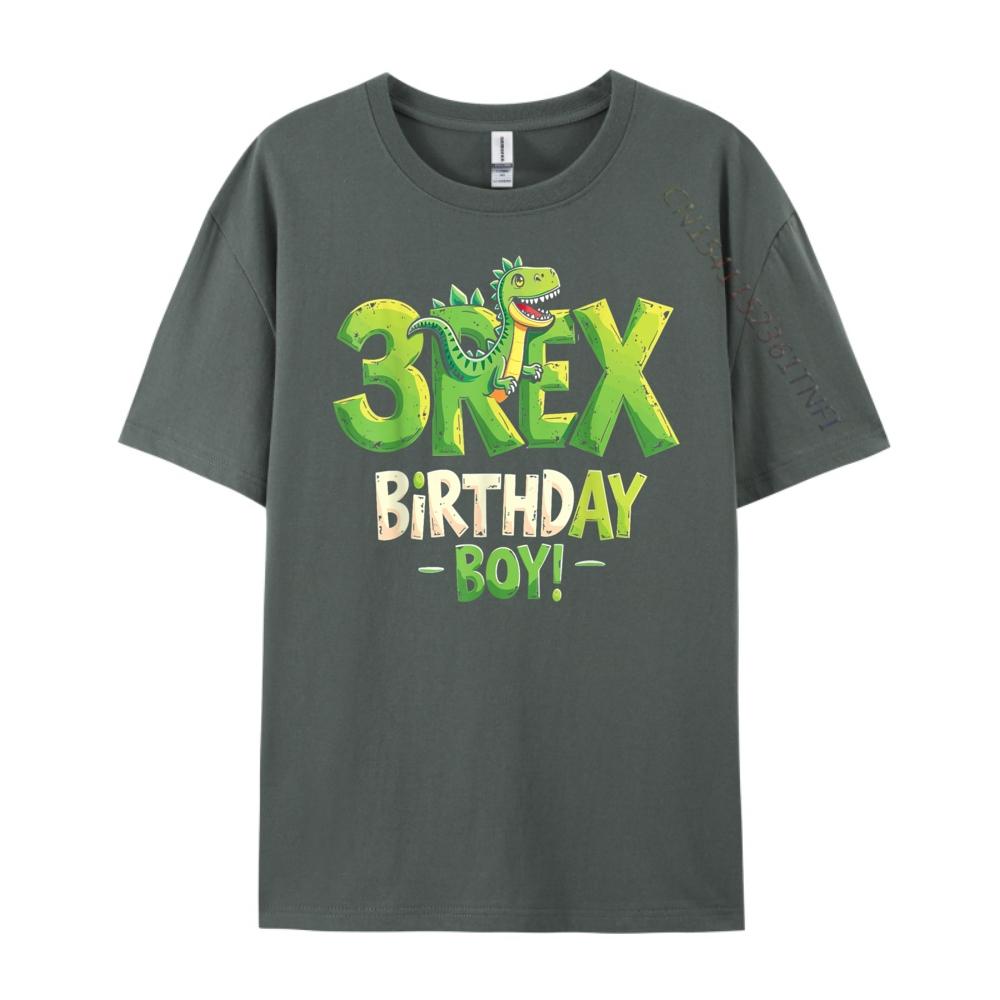 3Rex Birthday Boys Brand Clothing Anime T Shirts Camisetas Hombre EU SIZE Leisure White T Shirt Unisex Women New Year