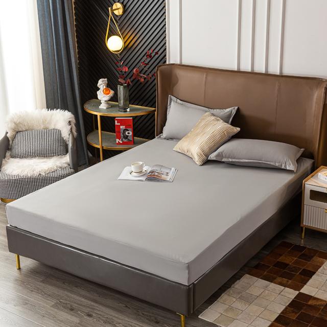 Waterproof Bed Cover Large Size Plain Bed Linen For Bedroom Durable Beddings Sheets Without Pillow Cases