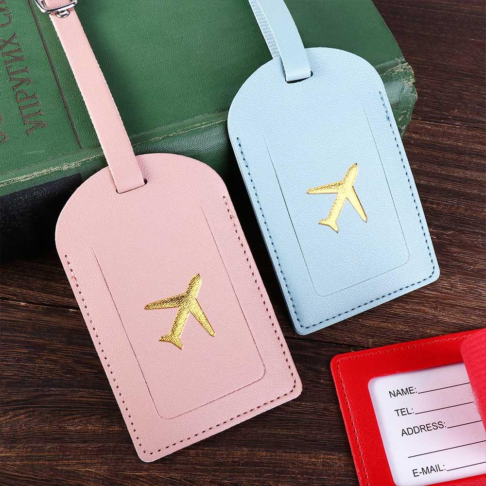 Travel Accessories Name ID Address Luggage Tag Passport Cover Passport Holder Airplane Suitcase Tag
