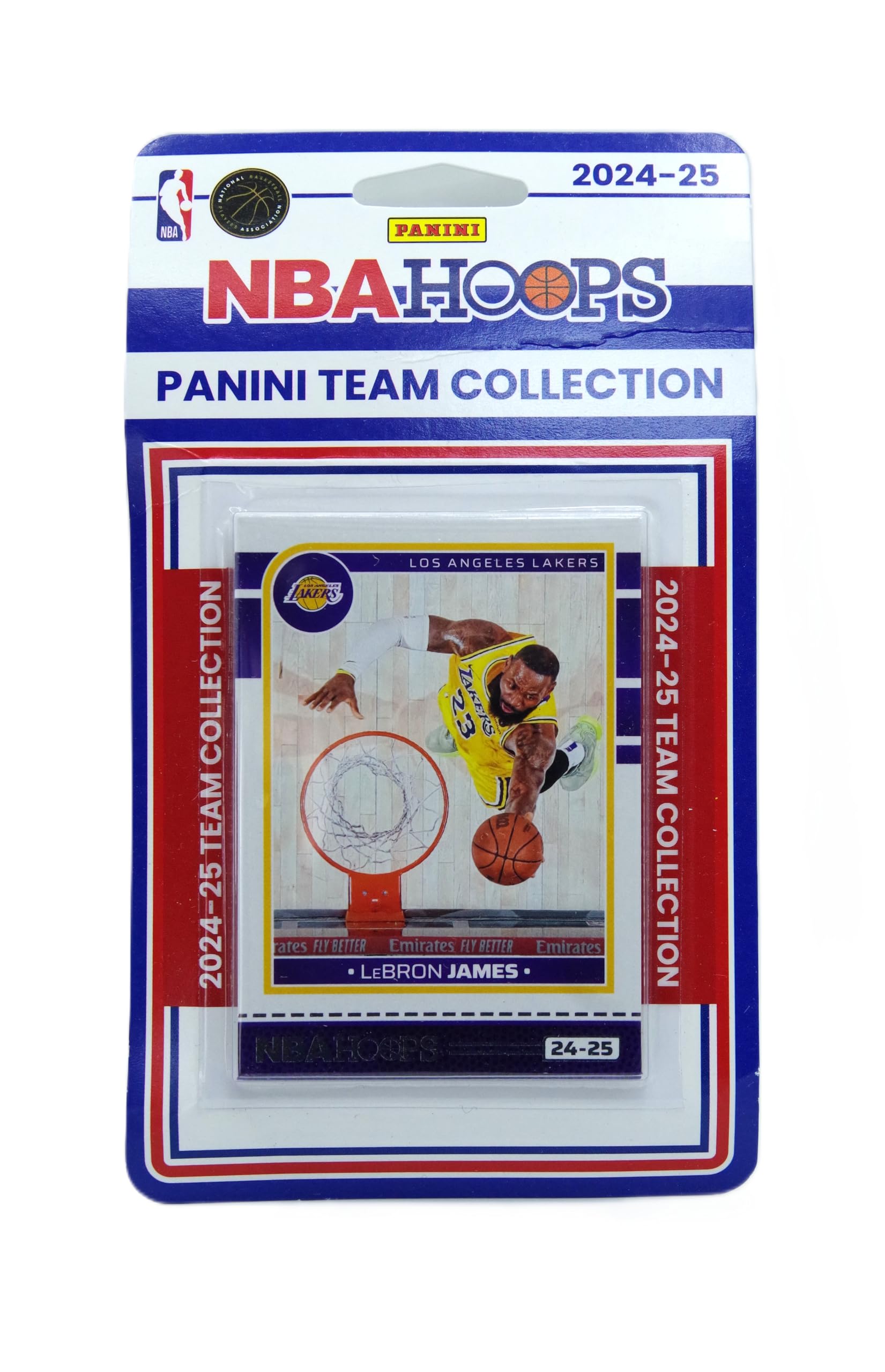

Panini NBA Hoops 2024-25 Коллекция команды Лос-Анджелес Лейкерс Коллекционный набор из 8 баскетбольных карточек Panini [Параллельный импорт]