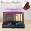 iPhone 14/15/16 Plus Multifunctional Leather Wallet Crossbody Case