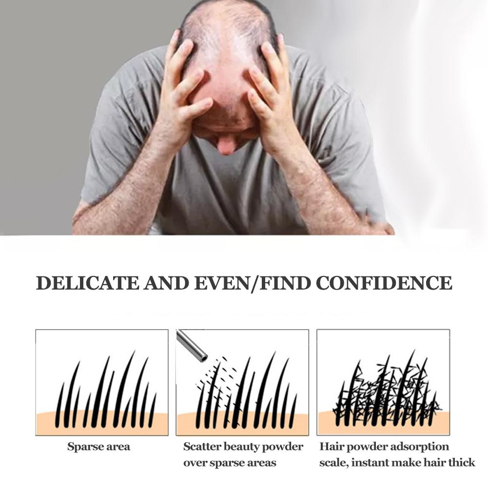 Hair Fibers Spray Applicator Portable Refillable Powder Pump Spray Bottle