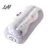 Plush Pencil Case Cake Roll Case Cute Makeup Bag Large Capacity Pen Durable Zipper Bag Pouch Soft Fluffy Stationery for Girls Novelty Dessert