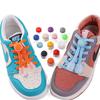 Colorful No-Tie Elastic Shoelaces with Pig Nose Buckle for Kids