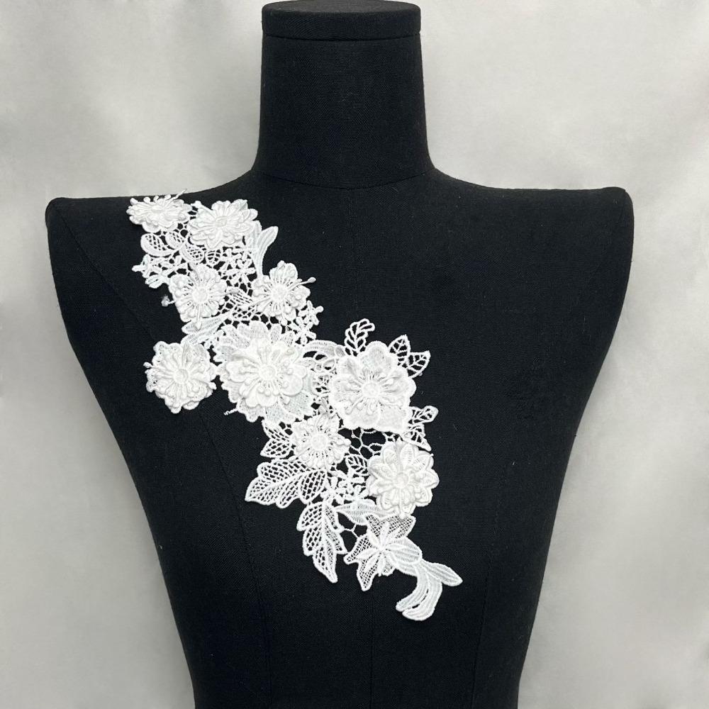 Handmade Sew On Patches Mesh Embroidery Embroidery Appliques  Bridal Wear