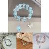Elegant New Chinese Style Butterfly Resin Bracelet Handmade Luxurious Design For Women