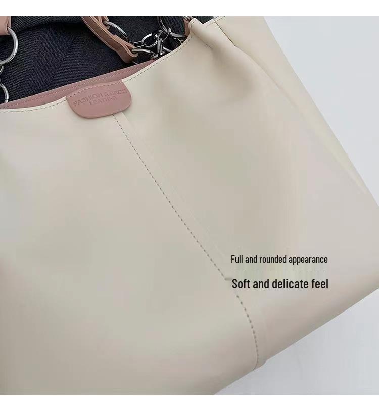 Women's Large Capacity Tote Bag - 2024 Summer Style, Versatile Single Shoulder Bag for College Students and Commuting