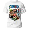 ONE PIECE Anime Bedruckte Herren Damen Sommer T-Shirts Lässig Sport Fitness Locker Übergroß Bequem Baumwolle Kurzarm Oberteil Y2k