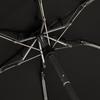 Francfranc Francfranc Compact Piping Folding Umbrella 47cm Black For both sunny and rainy days Lightweight Parasol Rain Umbrella Light-blocking