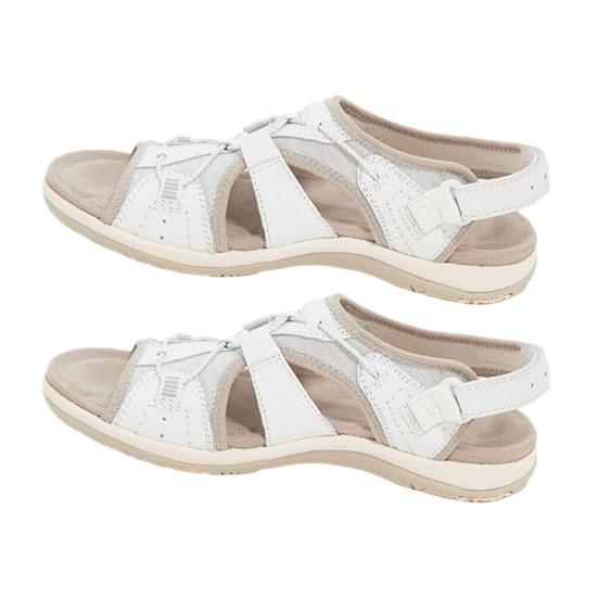 1 Paar bequeme Damensandalen Low Top Bequeme Sommer-Freizeit-Strandurlaub-Sandalen