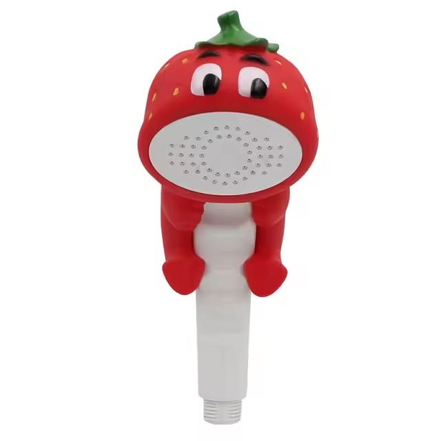New Cute Cartoon Kid Shower Head with Suction Cup Shower Bracket Children Bath Sprayer Baby Shower Nozzles Bathroom Accessories