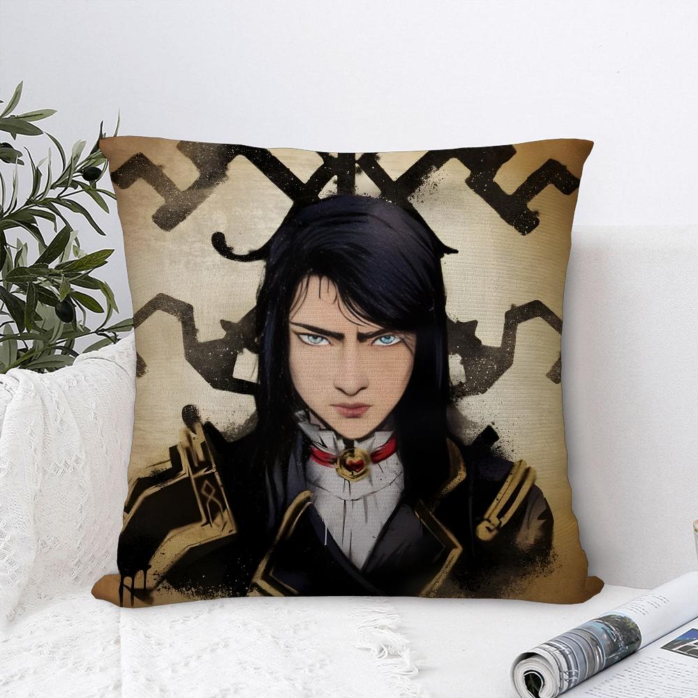 Boom Jinxed A-Arcane Pillow Case Sofa Decorative Home Double-Sided Printing Short Plush Cushion Cover Throw Pillow Cover Gifts