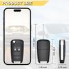 Key Fob for 10-19 Chevrolet Equinox & GMC Terrain/ 12-17 Sonic/ 16-17 Spark/ 15-18 Trax/ 14-18 Buick Encore Car Keyless Entry, OHT01060512, 3 Buttons