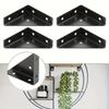 10pcs Heavy-Duty Iron L-Brackets: 90 Degree Angle Support, 1.3mm Thick Corner Braces for Durable Furniture Reinforcement, Screwless Design