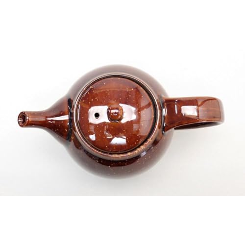 Yamakiikai Teapot, 550cc, with Kosatoame Glaze and plenty of roasted green tea, Y1217