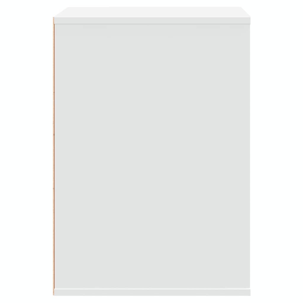 Vidaxl Chest of Drawers, White, 60X41X58 Cm, Wood-based Material