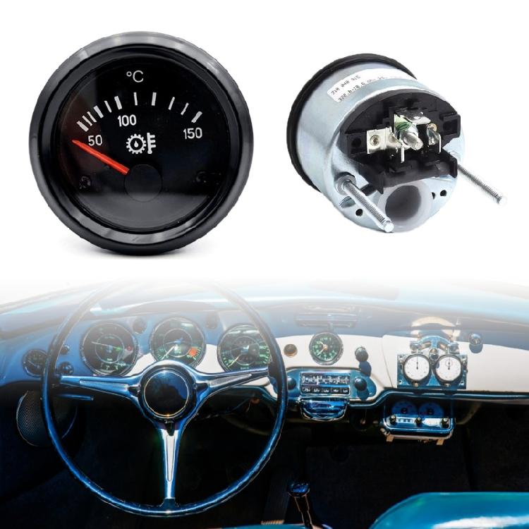 Strong  Water Temperature Gauges Automotive Digital Thermometers 40 To 120℃ Monitoring System For Construction Machinery