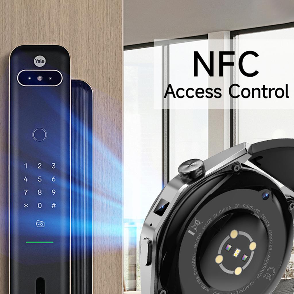 LM01 2+16G 1,43-Zoll AMOLED Smartwatch 4G SIM-Karte Android 8.1 Smart Sportuhr, für Europa Asien Afrika