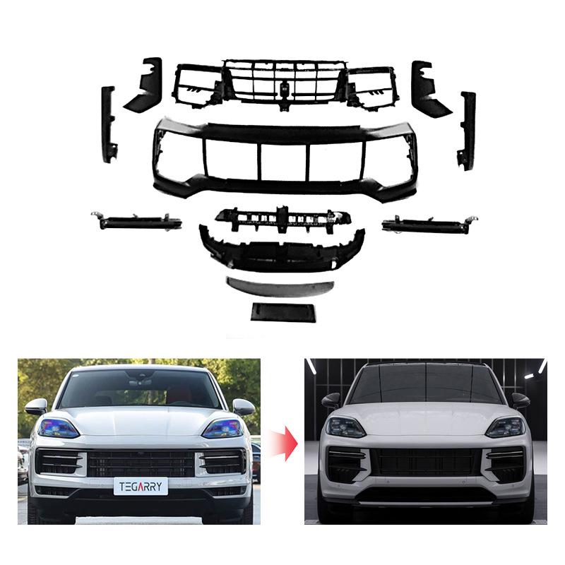 Porsche Cayenne 24-Model 9Y0.2 Turbo Front & Rear Bumper Upgrade Kit - Original Hole Fit