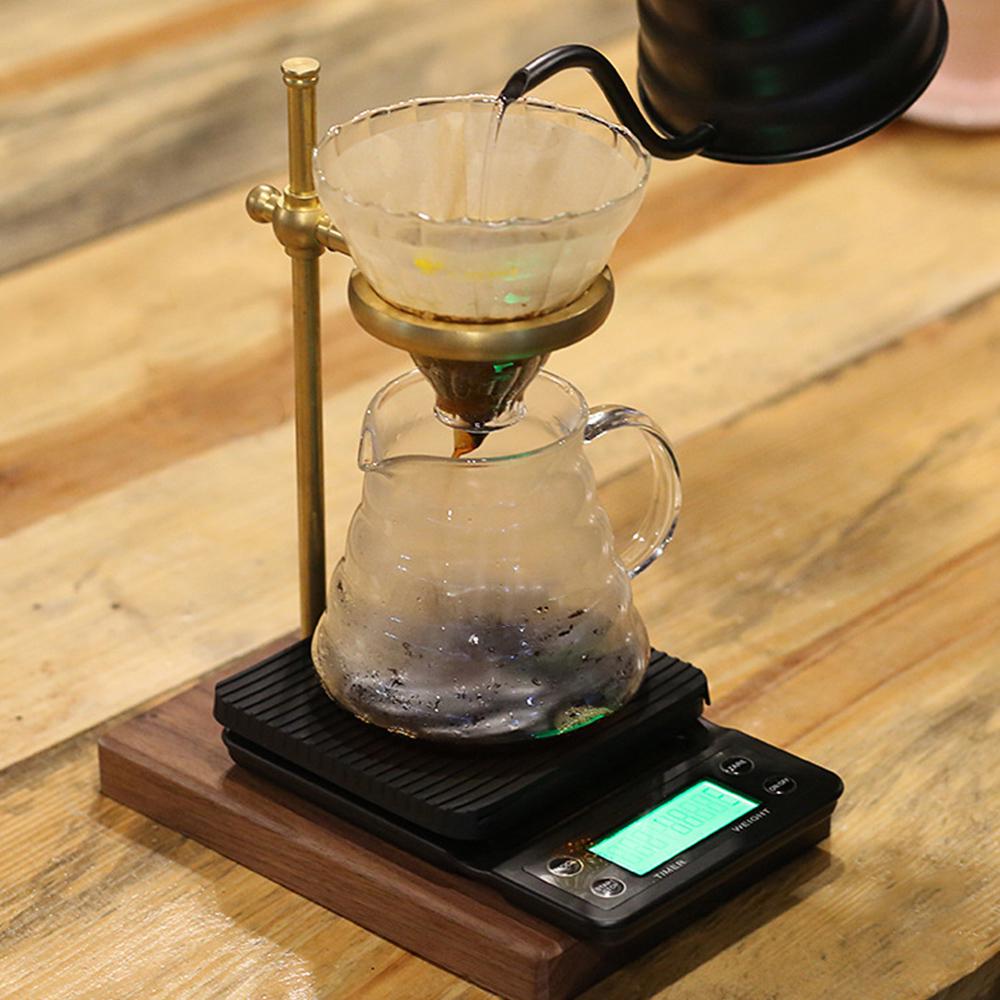 Accurate Electric Kitchen Scale,Coffee Scale with Timer High-  Kitchen Scale   Electronic   Scale Food Weighing Scale