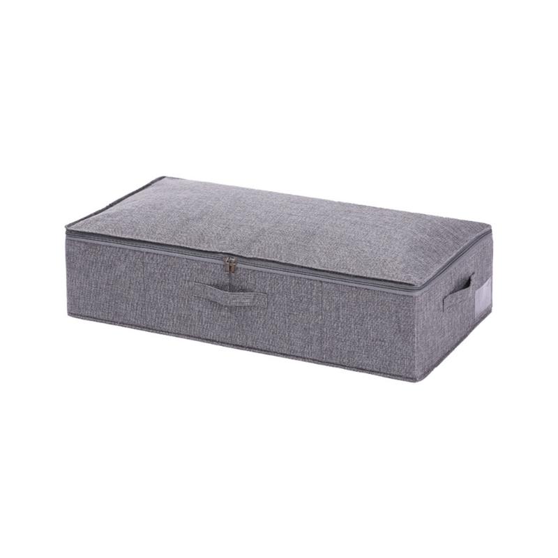 

Underbed Storage Box Storage Bag Cotton and Linen Independently Washable Highly Breathable Foldable Bag for Cloth small
