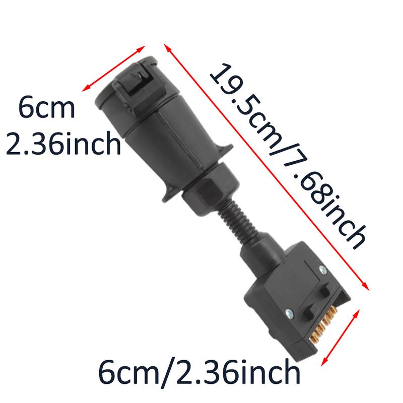 12 V Trailer Light Converter For Australian 7 way Round Female Plug to US 7 way Male Plug on Caravan and Trailer