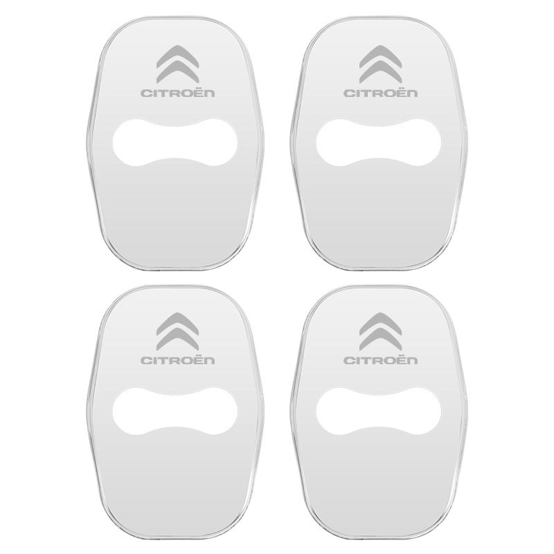 Cache-verrou de porte de voiture en métal pour Citroën C4 C3-XR C5 Aircross C6 C-quatre Picasso C-Elysee C4L C3L Autocollants Emblème Badge