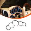 Carbon ABS Dashboard Ring Trim For Porsche Panamera 970 Cayenne 958 2010-2016