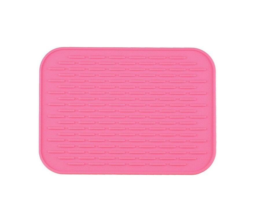 Kitchen Heat Non Slip Resistant Trivet Pot Silicone Holder Mat Tray Straightener Insulation Mats with Rich Colors