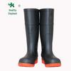 Men's Steel Toe and Sole Rain Boots, Anti-Smash, Anti-Puncture, Thickened Rubber for Labor Protection.